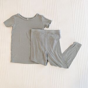 Quincey Mae Gray Kids Pajamas Set
